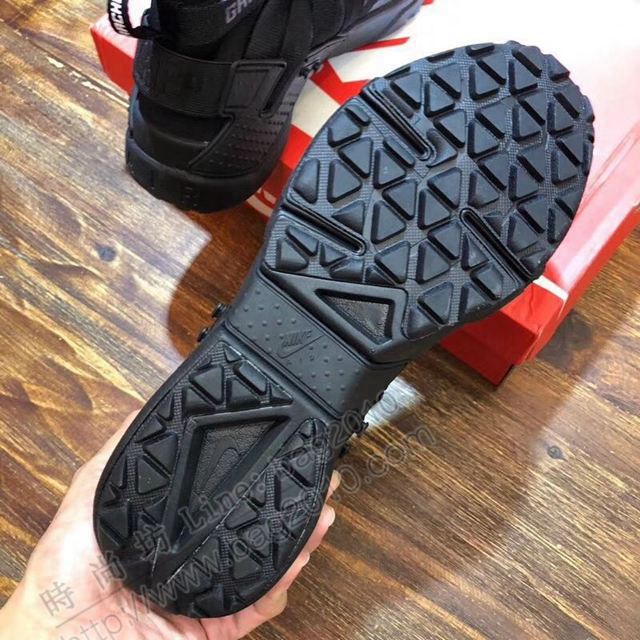 Nike男鞋 耐克高幫鞋 耐克華萊士機能風運動跑鞋 男女同款 AQ2802-002  hdx13171